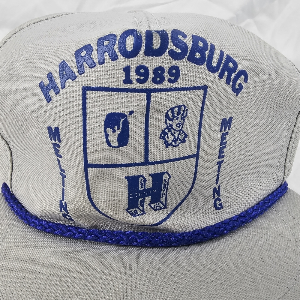 VTG 1989 Corning Ware Glass Blowing Harrodsburg Kentucky Trucker Hat Cap USA